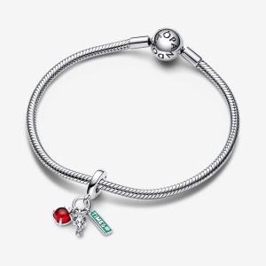 Silver Pandora New York City Charm Bracelet Set Gift Sets | 915-TIBXAN