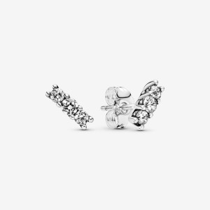 Sterling Silver Pandora Sparkling Stud Earrings Stud Earrings | 964-OYRDLP