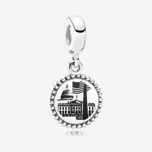 Sterling Silver Pandora Washington D.C. Dangle Charm City and State Charms | 158-KCMANS
