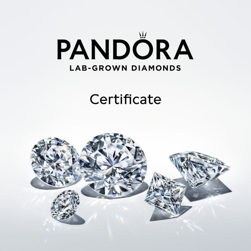 14k White Gold Pandora Nova Lab-grown Diamond Stud Earrings | 1.00 Carat Total Weight / 14k White Gold Lab Grown Diamond Earrings | 743-AGWJZO